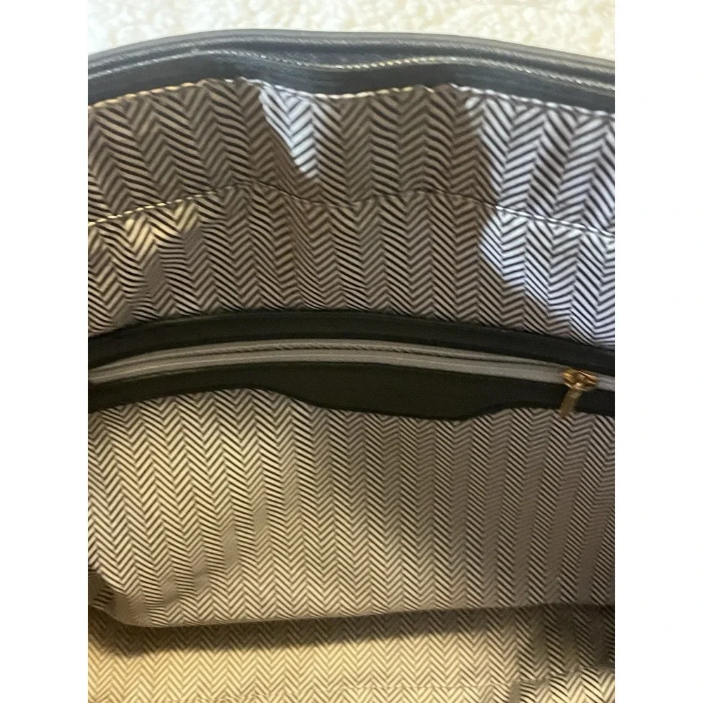 Black Handbag - Faux Leather - Clean